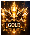 Gold emblem
